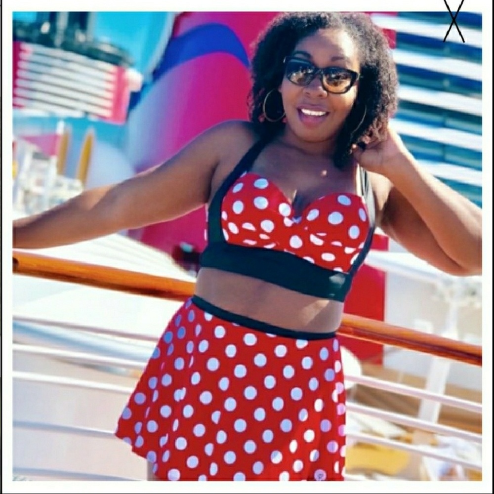 *SOLD* New! 6x Torrid Minnie Mouse Skirt Bikini - Picture 5 of 6